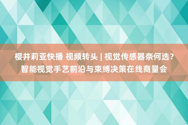 樱井莉亚快播 视频转头 | 视觉传感器奈何选？智能视觉手艺前沿与束缚决策在线商量会